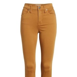 Madewell high rise sateen skinny